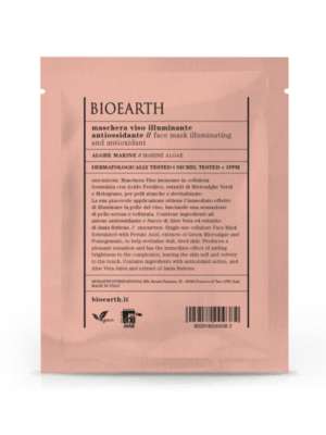 BIOEARTH – Maschera Viso Illuminante Antiossidante (Busta Monouso)